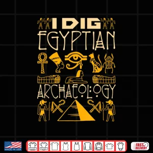 Design Egyptian Archaeology Ancient Egypt Pyramid Historical Shirt