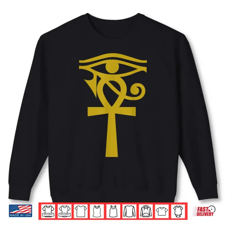 Sweatshirt Egyptian Eye Of Horus Ankh Professional Historical Shirt
