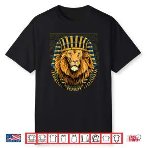 Lion Egyptian Pharaoh Historian Professional Graphic Shirt