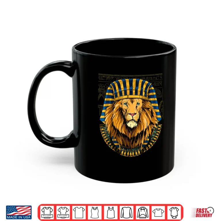 Mug Lion Egyptian Pharaoh Historian Professional Graphic Shirt