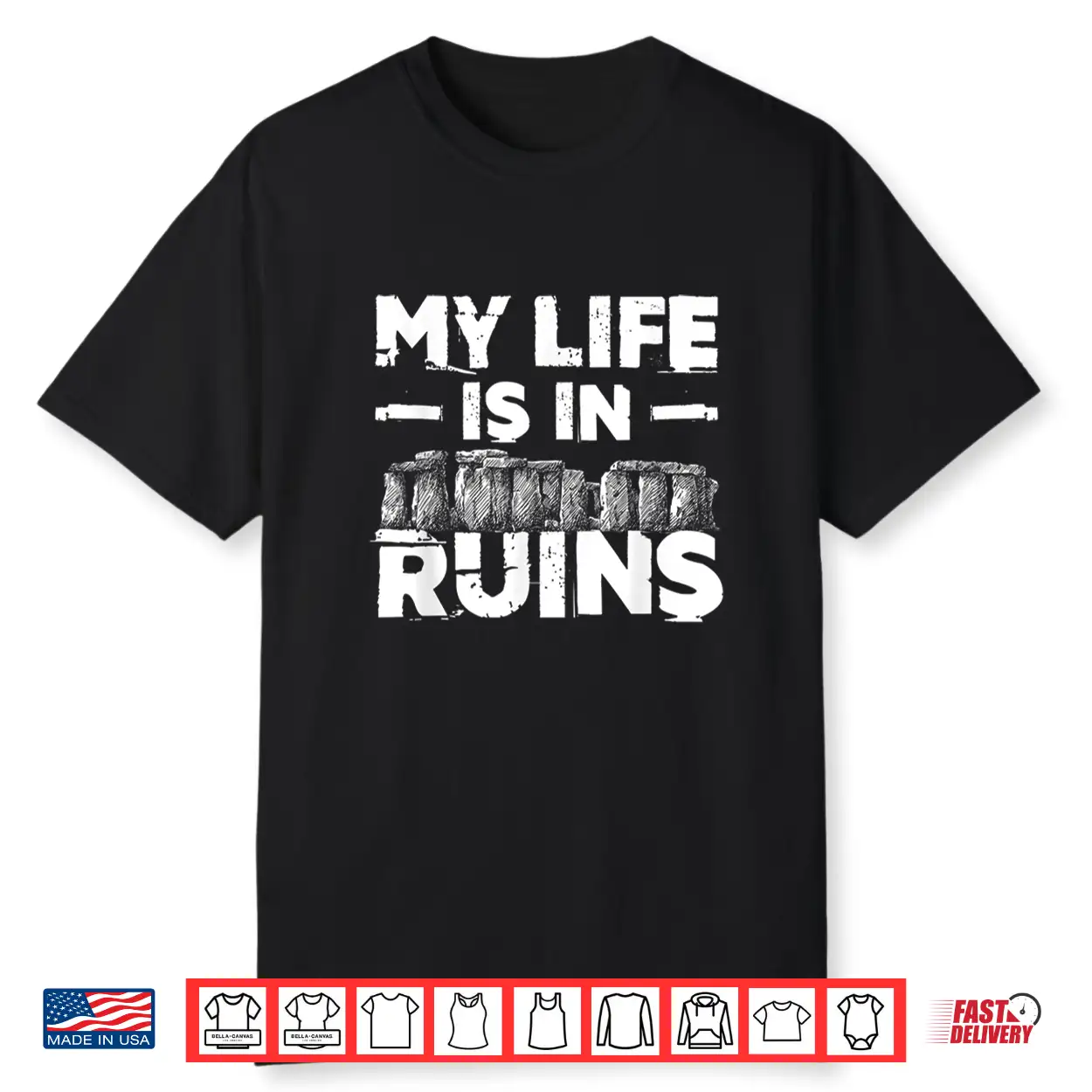 My Life Is In Ruins Professional Academic Life Shirt My Life Is In Ruins Professional Academic Life Shirt