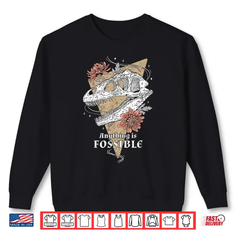 Sweatshirt Paleontology Paleontologist Archeology Fossils Scientific Shirt