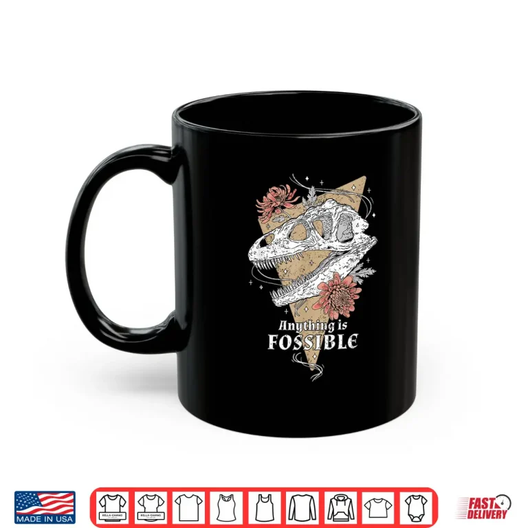Mug Paleontology Paleontologist Archeology Fossils Scientific Shirt