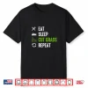 Eat Sleep Cut Grass Landscaping Professional Outfit Shirt
