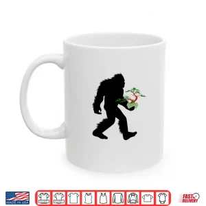 Mug Bigfoot Carrying Bonsai Plant Sasquatch Tree Landscaper Shirt