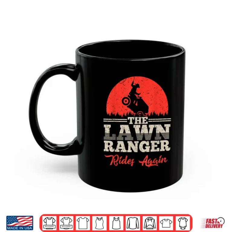 Mug Funny Lawn Mowing Art Grass Cutting Landscaper Design Shirt