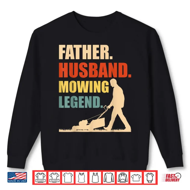 Sweatshirt Lawn Mower Professional Novelty Lawn Care Identity Shirt