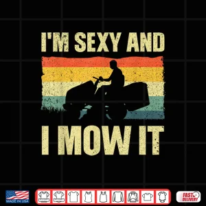 Design Lawn Mower Novelty Professional Landscaper Mowing Shirt