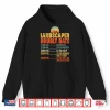 Lawn Mowing Hourly Rate Lawnmower Gardener Professional Shirt