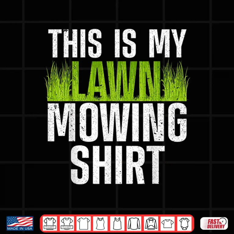 Design Lawn Mowing Groundskeeper Care Landscaper Professional Shirt