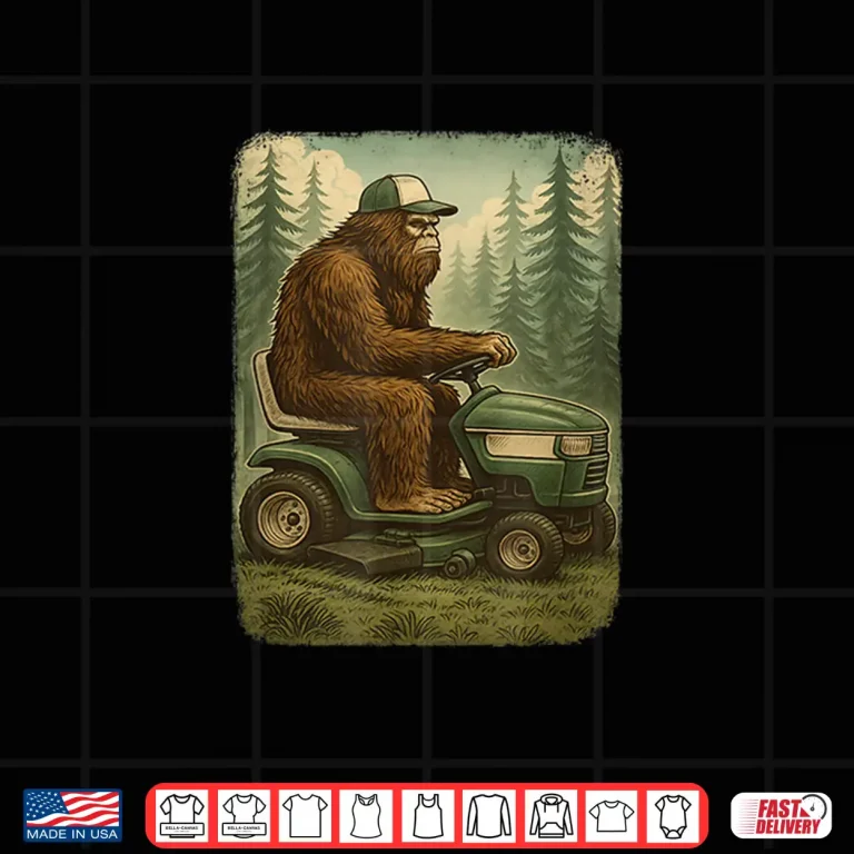 Design Lawn Mowing Professional Landscaper Mower Distressed Shirt
