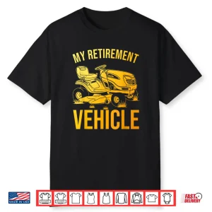 Best Lawn Mowing Art Retired Gardener Professional Achievement Shirt