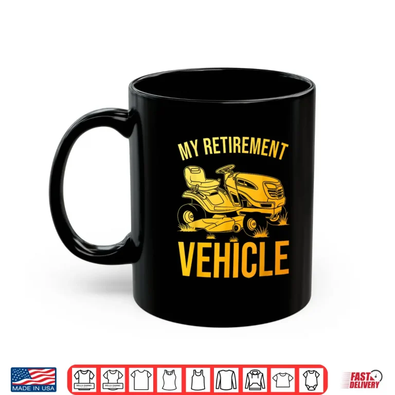 Mug Best Lawn Mowing Art Retired Gardener Professional Achievement Shirt
