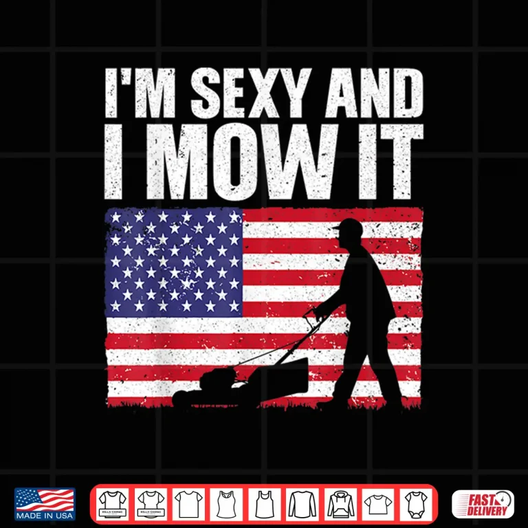 Design Cool Lawn Mower Patriotic Fourth Of July Professional Shirt