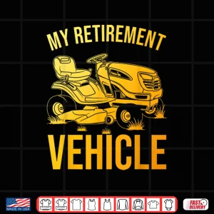 Design Best Lawn Mowing Art Retired Gardener Professional Achievement Shirt