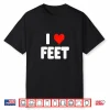 I Love Podiatry Heart Feet Foot Doctor Medical Shirt