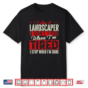 Landscaper Landscaping Gardening Professional Identity Shirt