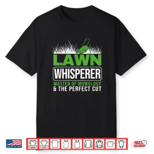 Lawn Whisper Groundskeeper Landscaper Professional Gardener Shirt
