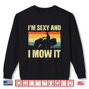 Sweatshirt Best Lawn Mowing Art Professional Tractor Lover Aesthetic Shirt