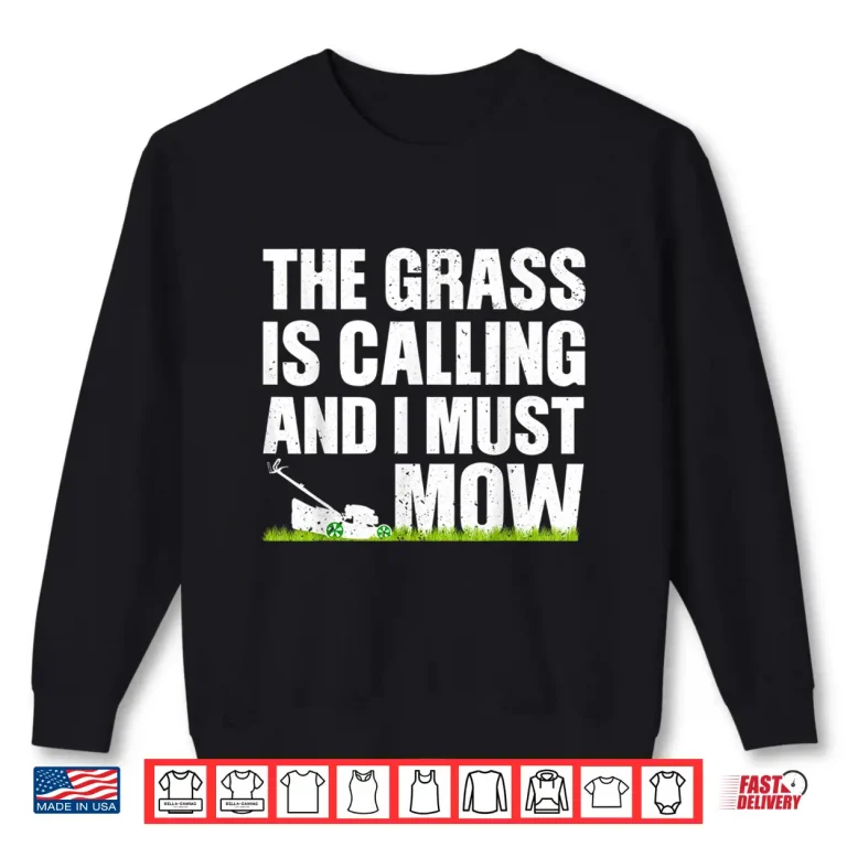 Sweatshirt Funny Lawnmower Landscaper Professional Minimalist Design Shirt