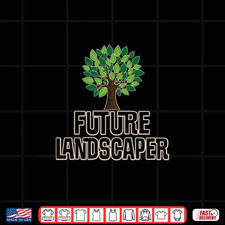 Design Future Landscaper Career Aspiration Professional Graphic Shirt