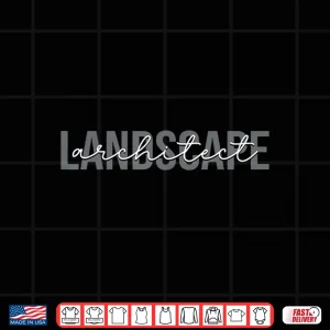 Design Landscape Architect Architecture Professional Career Shirt