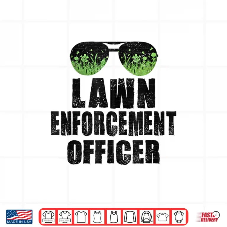 Design Lawn Enforcement Officer Professional Gardener Identity Shirt