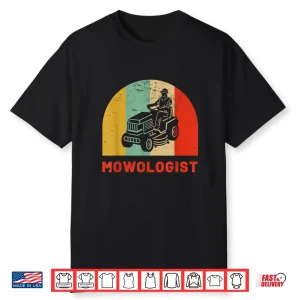 Vintage Mowologist Yard Work Professional Lawn Tractor Shirt