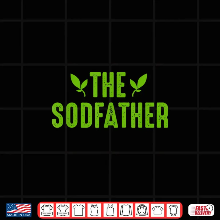 Design The Sodfather Landscaping Professional Outfit Graphic Shirt