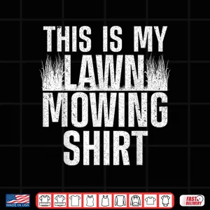 Design Cool Lawn Mowing Groundskeeper Care Landscaper Professional Shirt