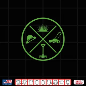 Design Groundskeeper Shirt Professional Lawn Mowing Gardening Shirt