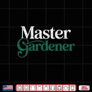Master Gardener Landscaper Professional Botanical Fan Shirt