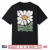 Boho Daisy Flower Retro Botanical Wildflower Gardener Shirt