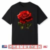 Floral Red Rose Flower Botanist Garden Lover Aesthetic Shirt