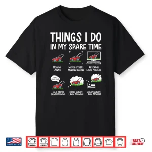 Funny Lawn Mower Landscaper Professional Gardener Shirt