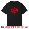 Red Melting Rose Garden Botanist Floral Graphic Shirt
