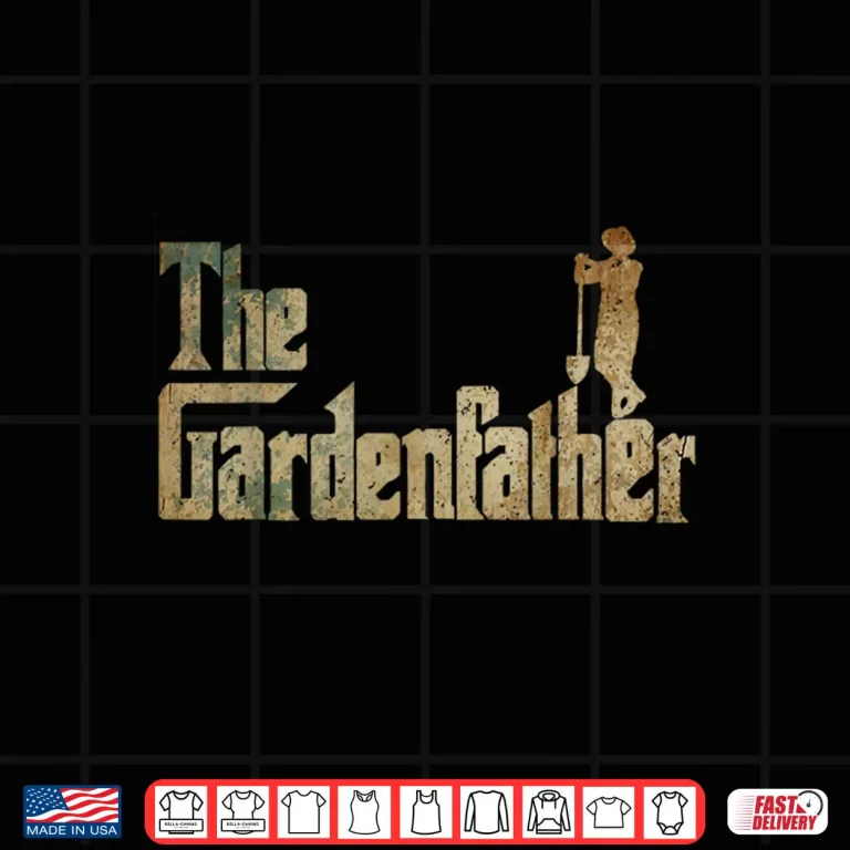 Design The Gardenfather Gardening Plant Lover Vintage Graphic Shirt