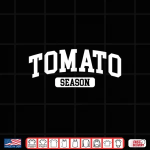 Design Tomato Season Funny Vegetables Farmer Agriculture Shirt