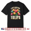 Tulips Flower Springtime Gardening Botanical Graphic Shirt