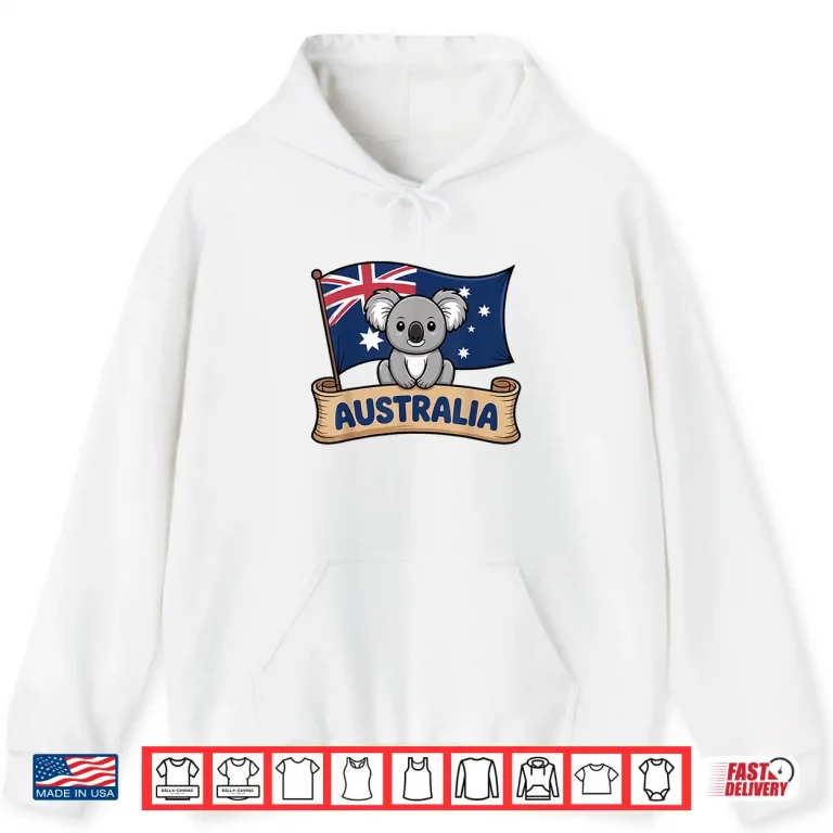 Hoodie Australia Travel Art Australian Traveler Souvenir Graphic Shirt