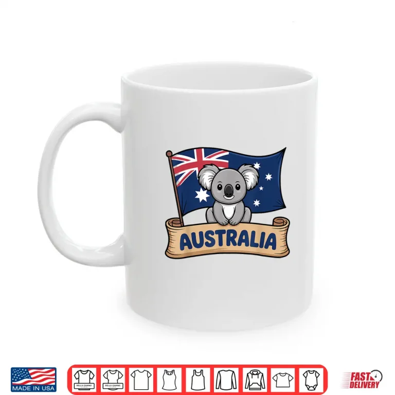 Mug Australia Travel Art Australian Traveler Souvenir Graphic Shirt