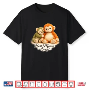 Cute Baby Punch Monkey Hug Plush Toy Professional Graphic Shirt