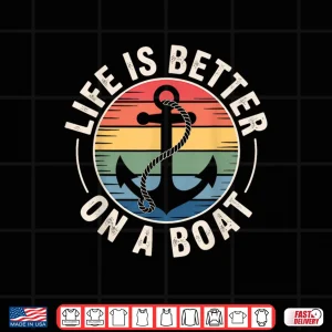 Boating Art Boat Captain Nautical Marine Life Design Shirt 4 Design Boating Art Boat Captain Nautical Marine Life Design Shirt