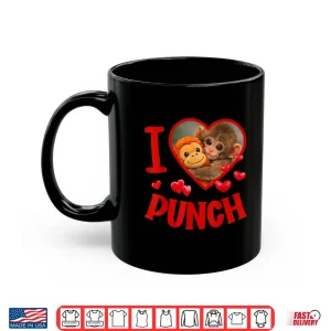 I Love Punch Cute Baby Monkey Viral Meme Shirt 3 Mug I Love Punch Cute Baby Monkey Viral Meme Shirt