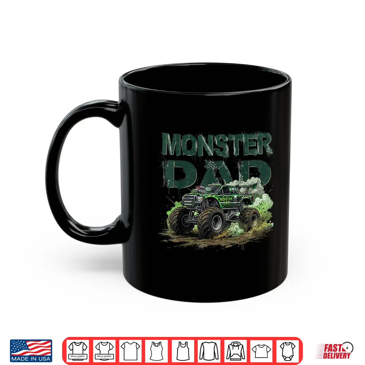 Monster Truck Dad Family Matching Automotive Lover Shirt Monster Truck Dad Family Matching Automotive Lover Shirt