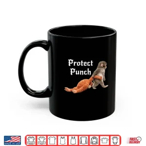 Mug Protect Baby Monkey Punch Viral Character Graphic Shirt