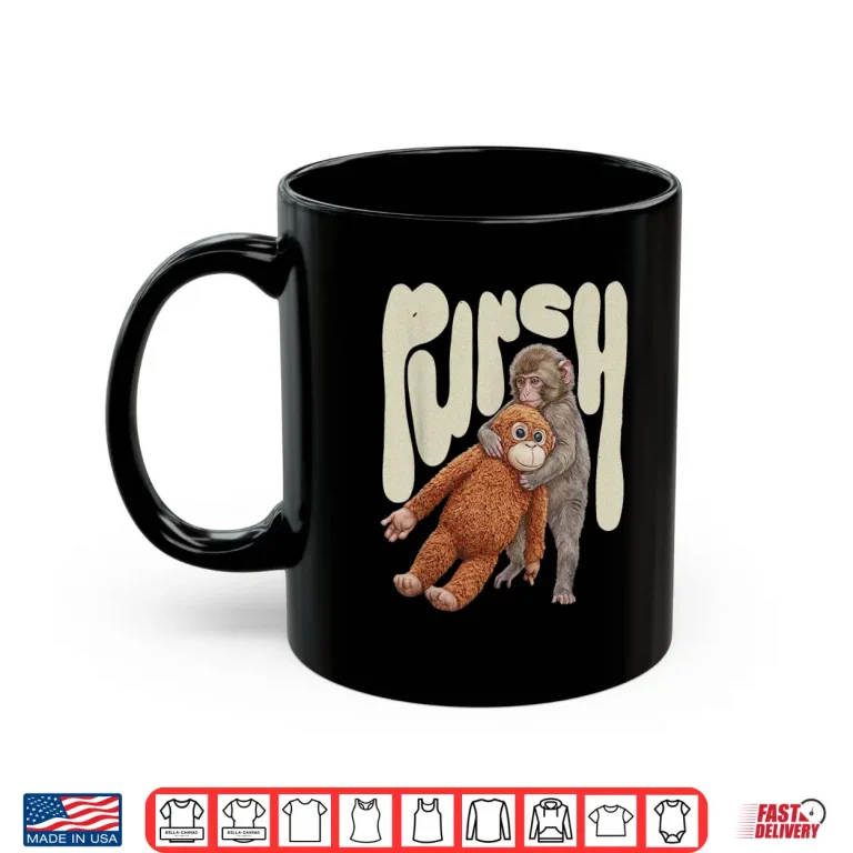 Mug Punch Baby Monkey Team Punch Vintage Cute Graphic Shirt
