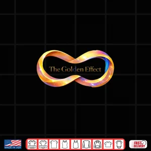 Design The Golden Effect Professional Minimalist Aesthetic Graphic Shirt