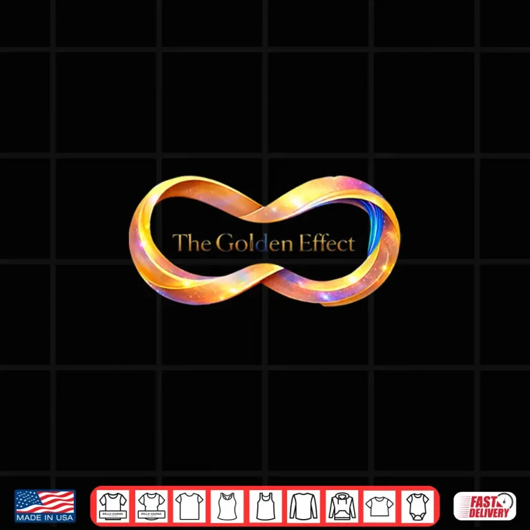 Design The Golden Effect Professional Minimalist Aesthetic Graphic Shirt