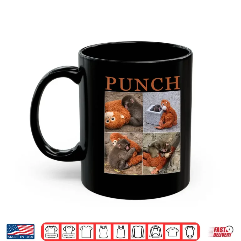 Mug Team Monkey Punch Viral Internet Meme Character Shirt